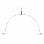 ophangset met dwarsankers aan plafonds