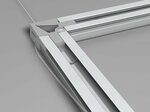 back frame rail 8 mm 300 cm alu brute