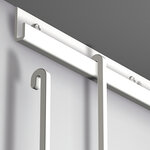 CLASSIC+ RAIL, WIT, 200 cm, max. 100 kg, per 5 stuks 9.4318