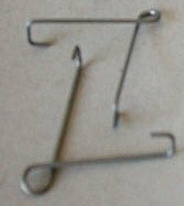 100 st. lijsthoeken voor randloze glaslijsten type nr. 4