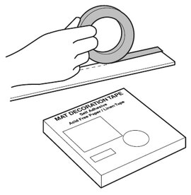 decoratie tape sand kleur 407