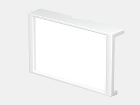 info rail me clips wit (10 stuks)