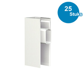 CLICK RAIL PRO, WIT, EINDKAP (25 stuks) 9.4120