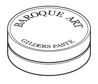 gilder's paste baroque art donker bruin inhoud 27 ml