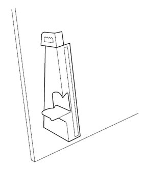 kartonnen staander 25st. 24cm RACO-13 52 30