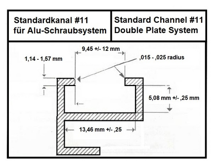 401TB1/4C Schroefhoek met koploze kruiskopschroeven. 1.000 stuks