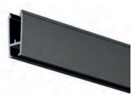 xpo rail 200 cm zwart per 5 stuks