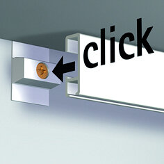 bevestigingsclip click and connect click rail