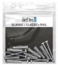 montageset classic rail - classic rail+ alu 300 cm per 10 sets