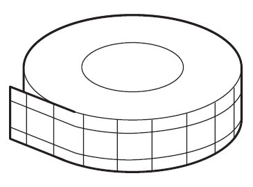 zuurvrij linnenplakband 20 mm breed rol 25 m