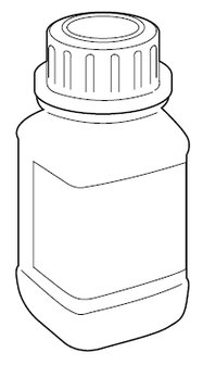 gekleurde schellack citroen flesje 250 ml