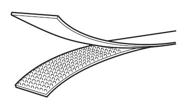 klittenband hard zwart op rol 25m 25mm breed