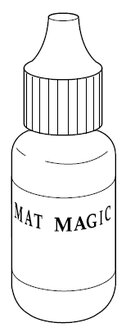 inkt kleur white mat magic 15 ml