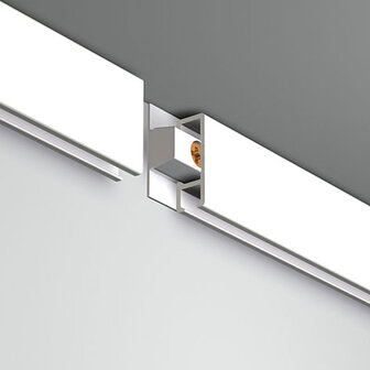 click rail, alu geborsteld, 200 cm, 20 kg per meter, per 1 stuk 9.4341AA