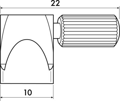 OPHANGHAAK, ROND MESSING, 5kg, per 500 stuks 9.4207B voor max. 2 mm draad