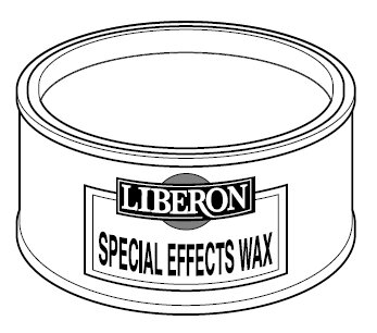 special effects wax black patinating - zwart