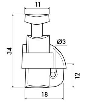 micro grip lock 2 mm 20 kg (10 stuks)