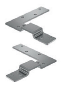 set lijsthoeken zwaar L&amp;R (10 sets)