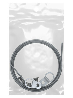 set d-ring voor houten lijsten (1set)