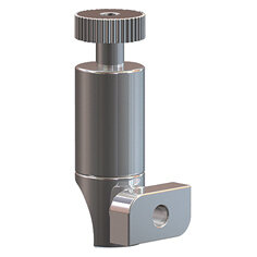 side-loader haak voor perlonkoord 2 mm en staaldraad 2 mm 15kg