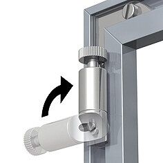 side-loader haak voor perlonkoord 2 mm en staaldraad 2 mm 15kg