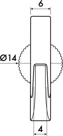 OPHANGHAAK, ZWAAR, max. 7kg, per 500 stuks 9.4209B voor max. 2 mm draad