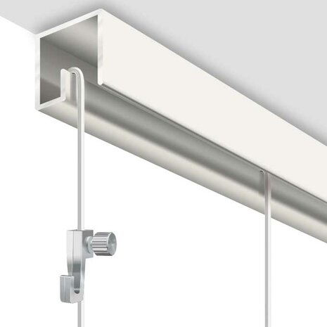 classic-up rail wit 200 cm per stuk 05.11200-AHB
