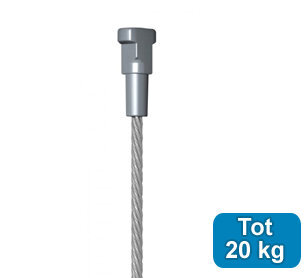 staaldraad plus twister 2 mm 150 cm