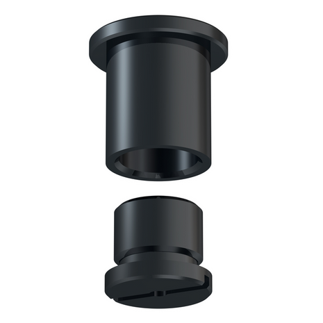 plafondbevestiging zwart C01BL (10 stuks)