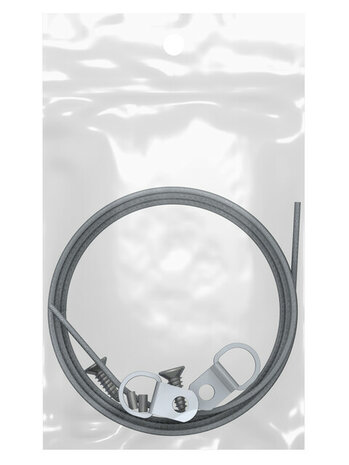 set d-ring voor houten lijsten (1set)