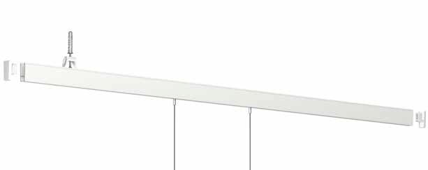 xpo rail 200 cm zwart (5 stuks)