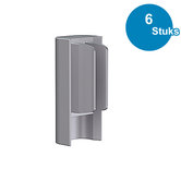 click rail, grijs, eindkap, blister art 2, per 6 sets van 2 stuks 9.7052