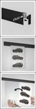 smart pocket rail zwart 100 cm