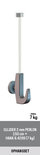 OPHANGSET GLIJDER, max. 7kg, 150cm, per stuk 9.4402AA