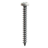 SCHROEF, CLASSIC RAIL, WIT, per stuk