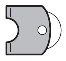 glassnijwieltje rond- en ovaalsnijder
