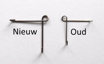 100 st. lijsthoeken voor randloze glaslijsten type nr. 3