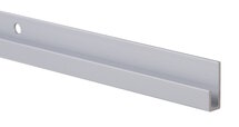 j-rail alu 300 cm (4 gaten per m1)