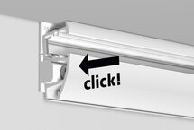 COMBI RAIL, PRO LIGHT, 300 cm rail, 50 kg /m1 40.11300 incl. ophangaccessoires