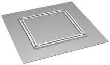 back frame rail 15 mm 300 cm zilver geanodiseerd per 5 stuks