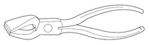 glasbreektang lengte 20 cm bekbreedte 28 mm