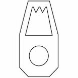 Ponshaak MQ 219-1 1000st Zwart