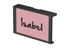 info rail me clip zwart 1 stuk