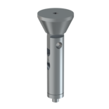 plafondbevestiging zelfklemmend 1,2 mm DO1NI zilver