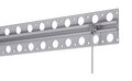 plasterrail 200 cm alu (inclusief safety strip)