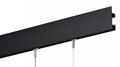  cliprail max zwart 150 cm
