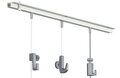 top rail, zwart anod, 200cm, max. 20 kg /m, per stuk 9.4378AA