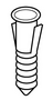 antidiefstalset voor hout RACO-14 90 11 100 stuks