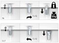 Twister Cliq2fix perlon 100 cm, per stuk