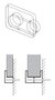 glasplaatklemmen tot 1,5mm per 100 stuks